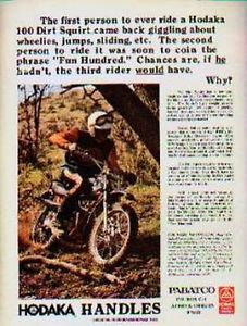 Hodaka 100 dirt squirt 1975 original motorcycle ad