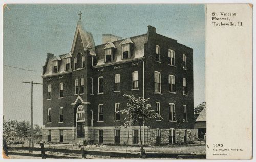 St. Vincent Hospital, Taylorville, Illinois ca. 1910