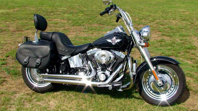 2011 harley davidson fatboy flstf | ultra low miles, flawless -no reserve-