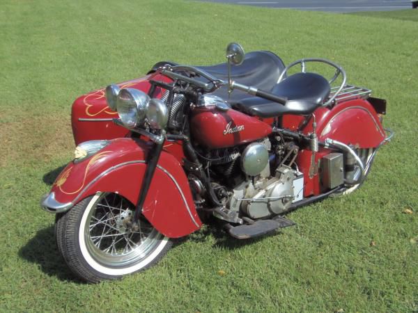 1948 Indian Chief with Sidecar