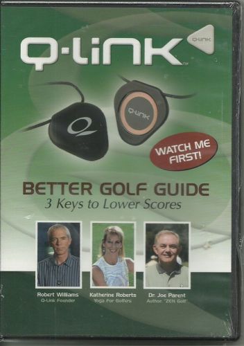 Q-LINK BETTER GOLF GUIDE ~ 3 KEYS TO LOWER SCORES ~ DVD BRAND NEW