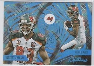 2016 PANINI PRIME SIGNATURES PROTEGES VINCENT JACKSON MIKE EVANS #067/100