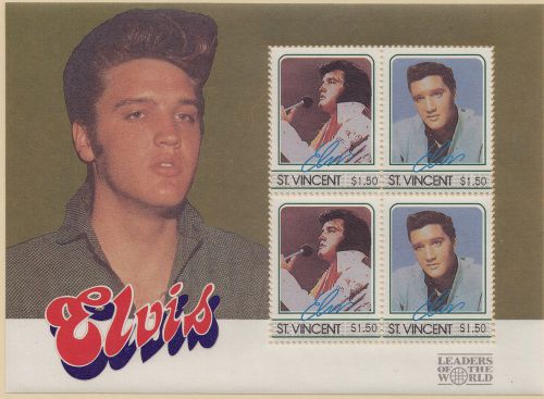 ST VINCENT MNH Scott # 880 Elvis (1 Sheet)