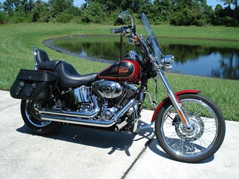 2007 Harley Davidson Softail Custom FXSTC Only 2k Miles Flawless Bike 2 Tone