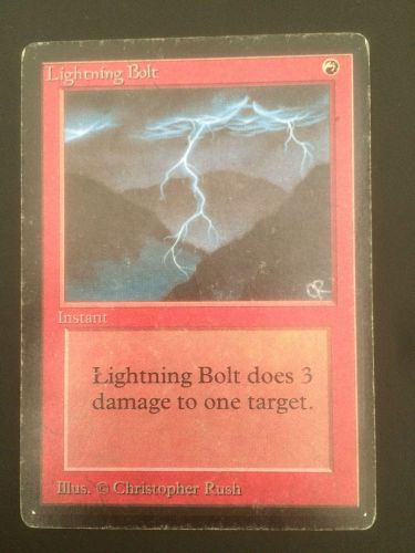 Mtg lightning bolt beta (2/3)