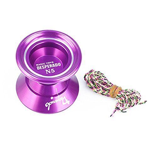 DLLL Magic YoYo N5 Desperado Alloy Aluminum Professional Yo-Yo Toy Toys purple