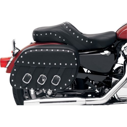 Saddlemen Rigid-Mount Univ.Desperado Slant Saddlebags(19.5&#034; L x 7.5&#034; W x 12&#034; H)