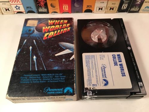 * When Worlds Collide Betamax NOT VHS 1951 Classic Sci Fi Beta George Pal
