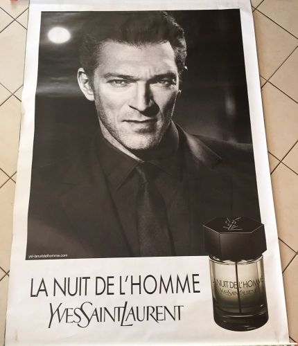 Yves Saint-Laurent - La nuit de l&#039;Homme - Parfum Vincent Cassel - SIZE : 120x175