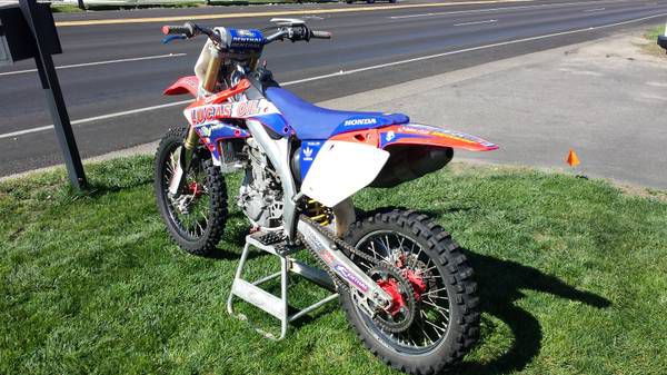 2007 honda crf450r w/low hours &amp; lots of extras