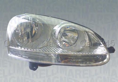 Vw golf mk5 jetta 2003-2008 halogen headlight front lamp chrome right