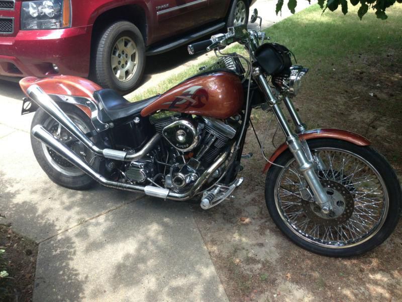 1998 Harley Davidson Custom Motorcycle Soft tail Low Miles No Reserve NR