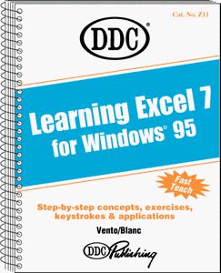 Used (gd) learning excel 7 for windows 95 by cathy vento