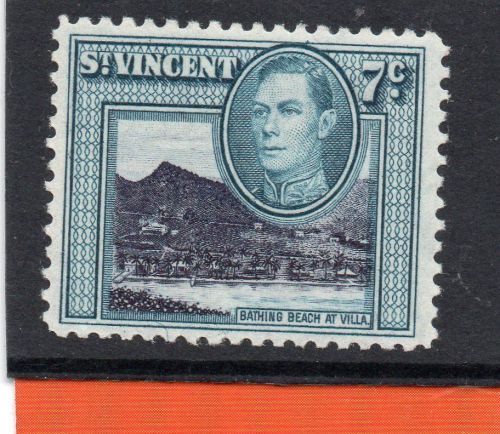 St.vincent 1949-52 new currency 7c sg 170 vl h.mint