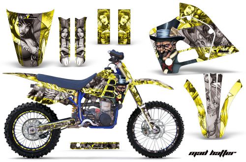 Husaberg fc501 graphic kit amr racing bike # plates decal sticker part 97-99  m