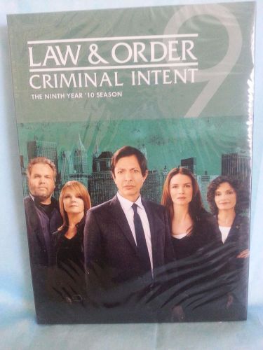 Law &amp; order: criminal intent - the ninth year (dvd, new, vincent d&#039;onofrio)