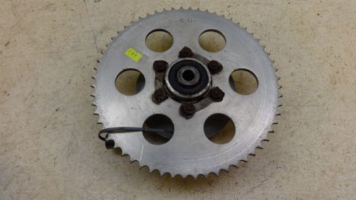 1968 hodaka ace 100 s626~ rear sprocket hub carrier w alloy 60t sprocket