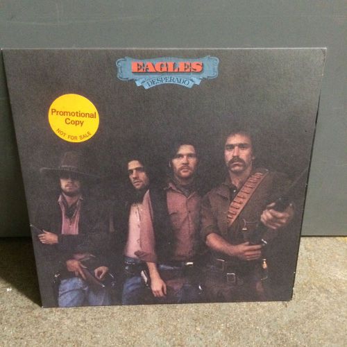 Eagles desperado original 1973 lp 33 sd 5068 unplayed promo mint-