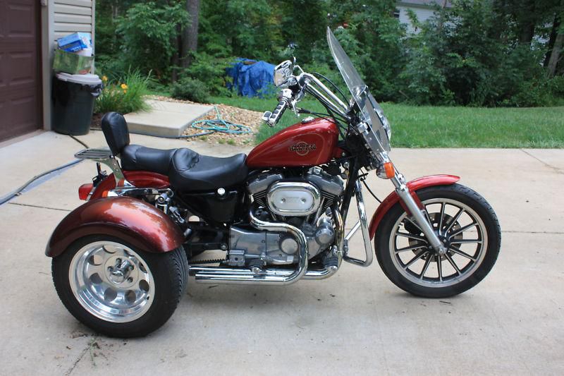 1998 Trike Harley Davidson Sportster/Frankenstein kit,1200 XL Many xtras