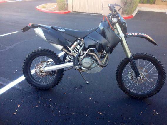 2004 KTM 450 exc street legal