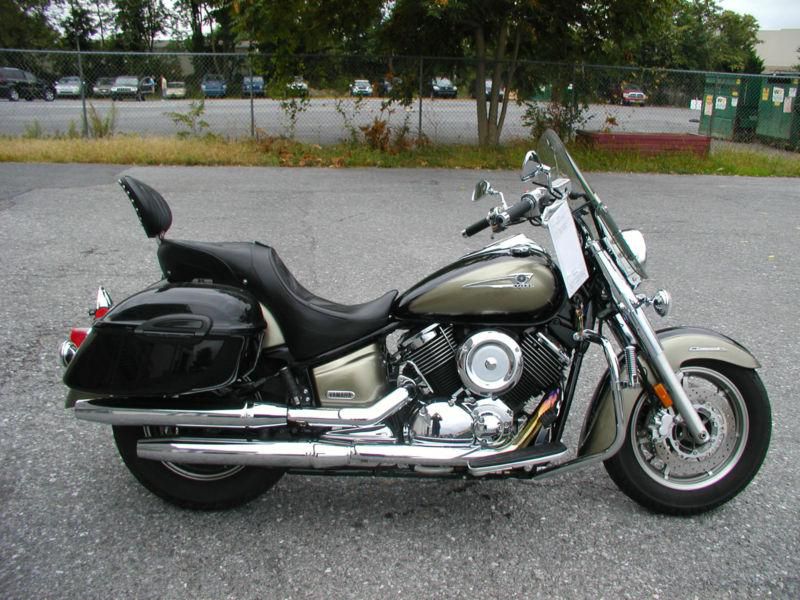 Used 2005 yamaha xvs1100 vstar grenn/black two-tone