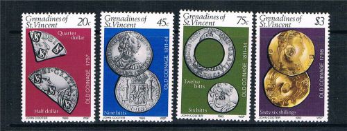 Gren st vincent 1983 old coinage sg 267/70 mnh