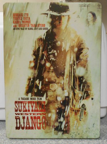 Sukiyaki Western Django (DVD, 2008, Steelbook Packaging - Gunslinger Cover) RARE