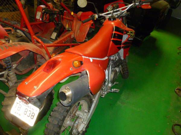 2000 honda xr650r xr 650r off road bike with onroad package &amp; wi title