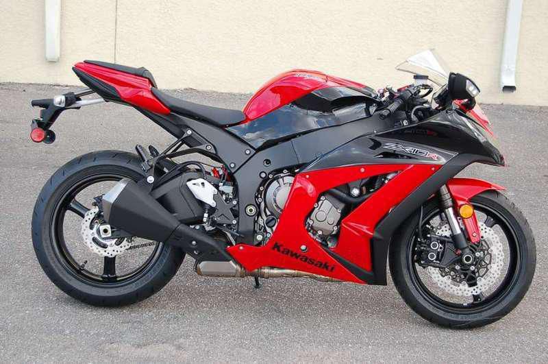 2012 kawasaki ninja zx -10r  sportbike 