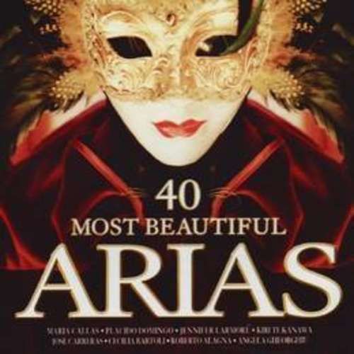 40 MOST BEAUTIFUL ARIAS VARIOUS ARTISTS CD X 2 NEW