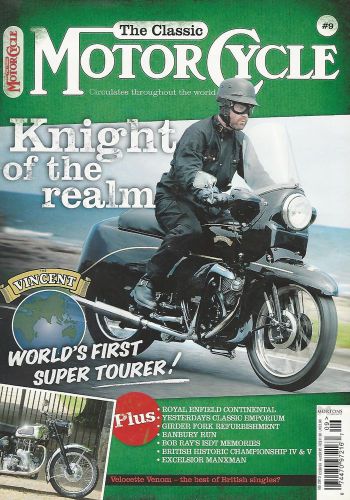 The Classic Motor Cycle Magazine, Sept. 2010, Vincent, Velocette, Royal Enfield