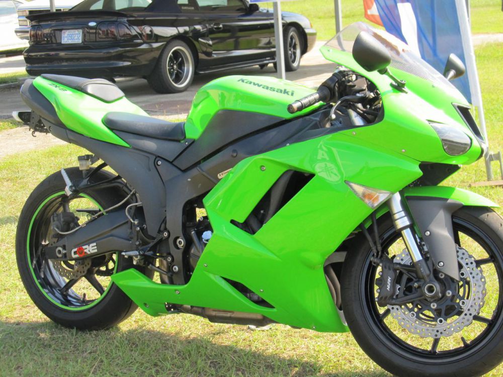 2007 kawasaki zx6r -6r sportbike 