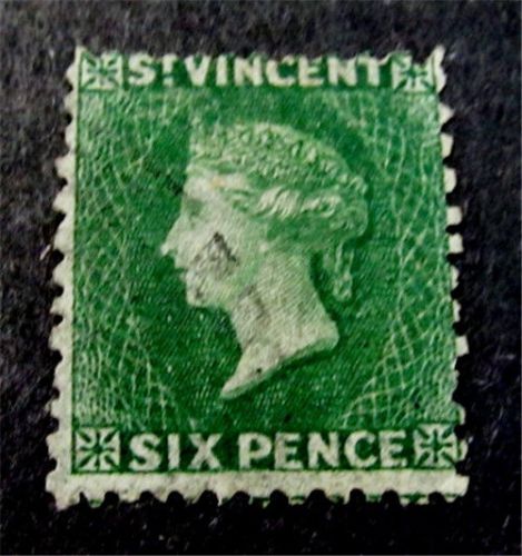 Nystamps british st vincent stamp # 28 used $85