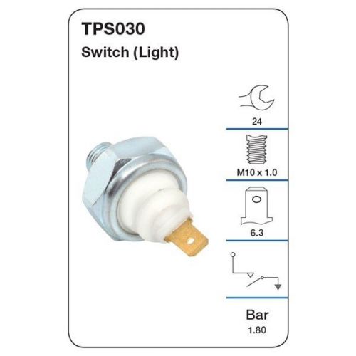 Tridon Oil Pressure Switch TPS030 fits Volkswagen Vento 2.0