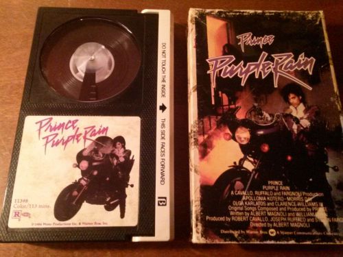Prince *~ purple rain beta videocassette betamax