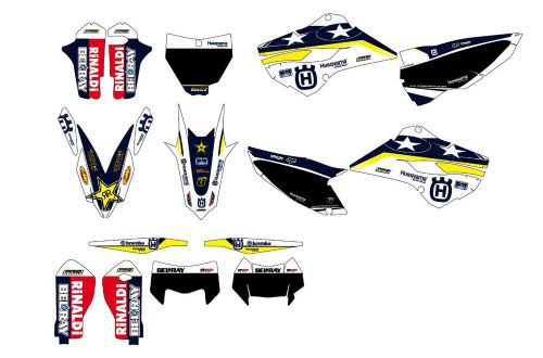 Husqvarna FE TC FE FC 125/250/450/501 2014-2015-2016 Graphic Kit Husaberg 2013