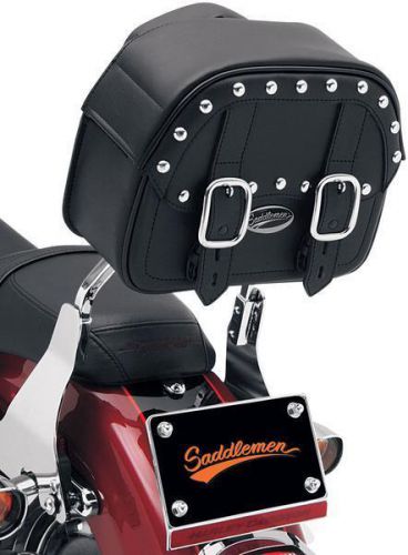 New Saddlemen Desperado Sissy Bar Bag/Pouch, Black, Large/LG