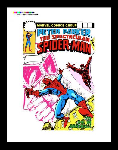 Ed hannigan peter parker, spider-man #26 rare production art cover