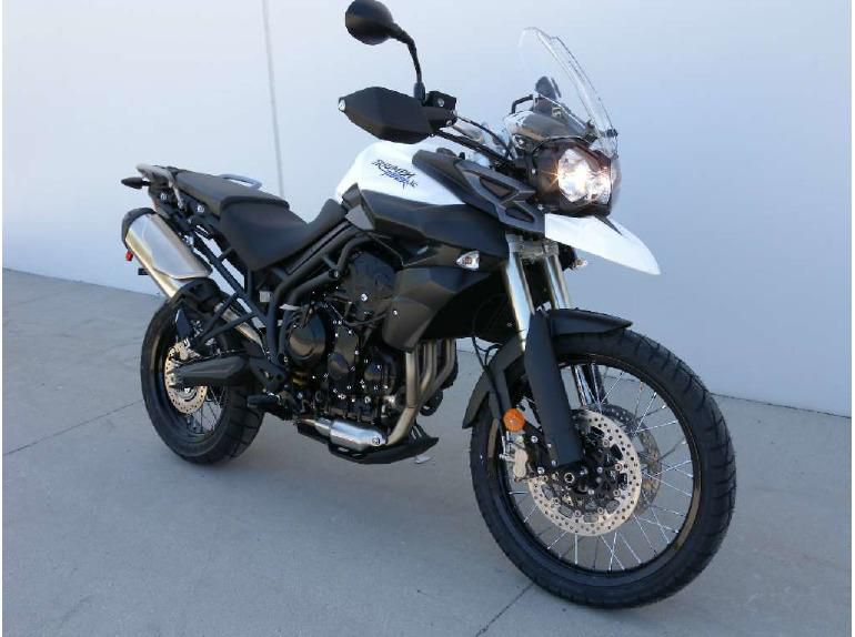 2013 triumph tiger 800 xc abs - crystal white  dual sport 