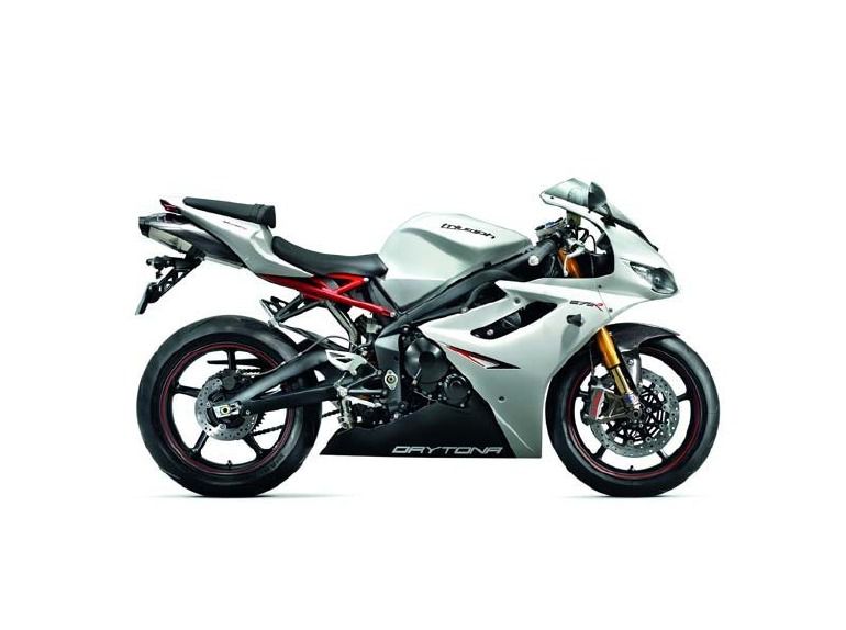 2013 triumph daytona 675r le - crystal white 