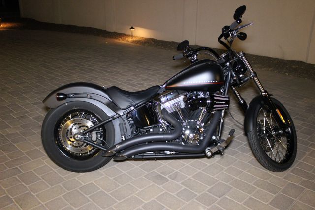 Used 2012 Harley Davidson Softail Blackline for sale.