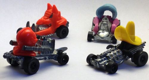 1970&#039;s Lot of 4 Hot Wheels Zowees Baby Buggy, Good Knight, Desperado