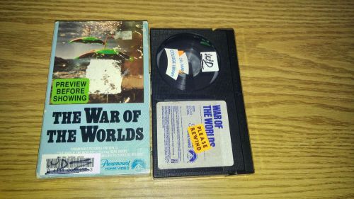 Beta Video Tape The War of Worlds Movie Science Fiction
