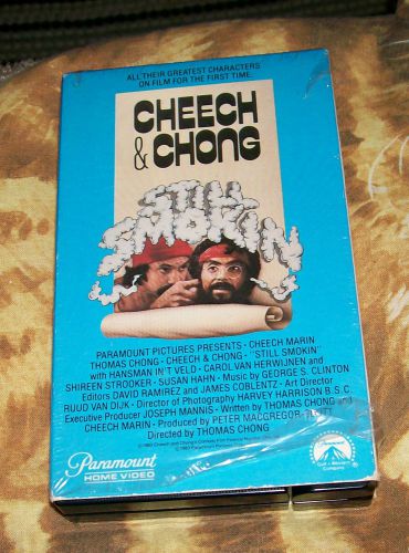 Cheech &amp; chong still smokin 1983  comedy betamax beta tape vintage