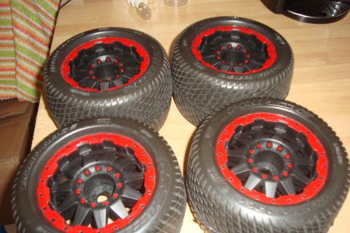 Pro-Line 1177-11 ROAD RAGE 3.8&#034; Street Tires Premounted Desperado 17mm Wheels