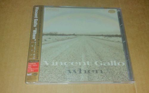 VINCENT GALLO WHEN (2001) JAPAN CD BRC-45