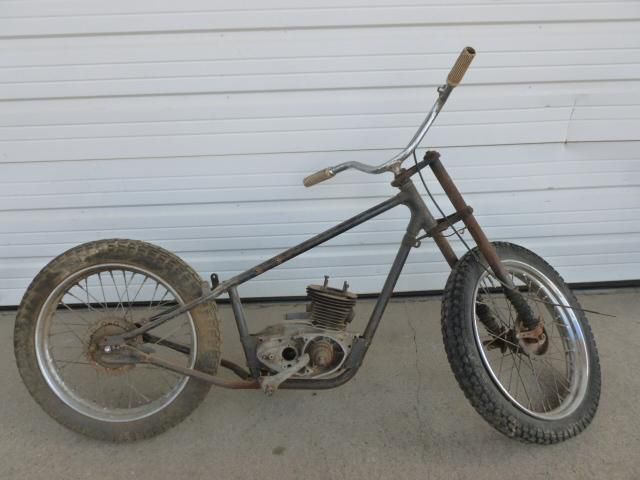 1953 Harley Davidson Model 165 Hummer Rolling Chassis Parts HD Project Barn Find