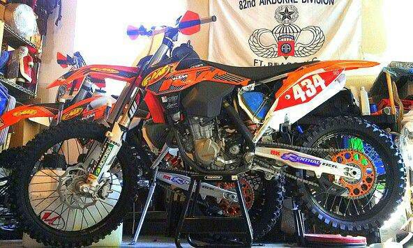 2013 ktm 450 sxf only 4 hours