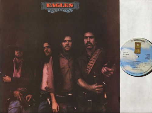 THE EAGLES desperado K 53008 A1/B1 uk asylum 1976 reissue LP EX/EX