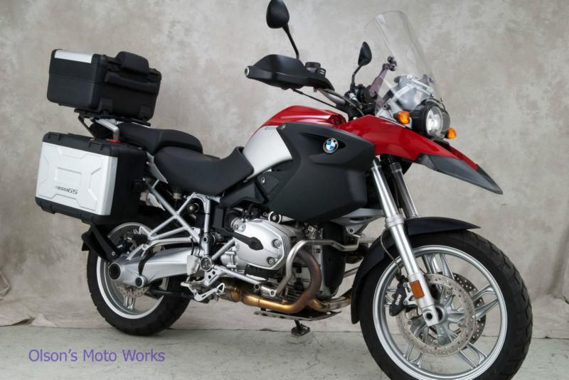 Gs bmw r1200 gs 2006 red r12gs loaded ready to ride